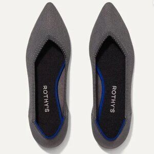 Rothy's The Point Cloud Gray Birdseye - 8.5 - EUC